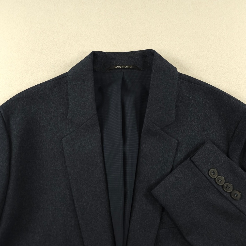 Bluffworks Jacket Mens 40 Blue Gramercy Blazer Sport Coat Classic Fit Travel